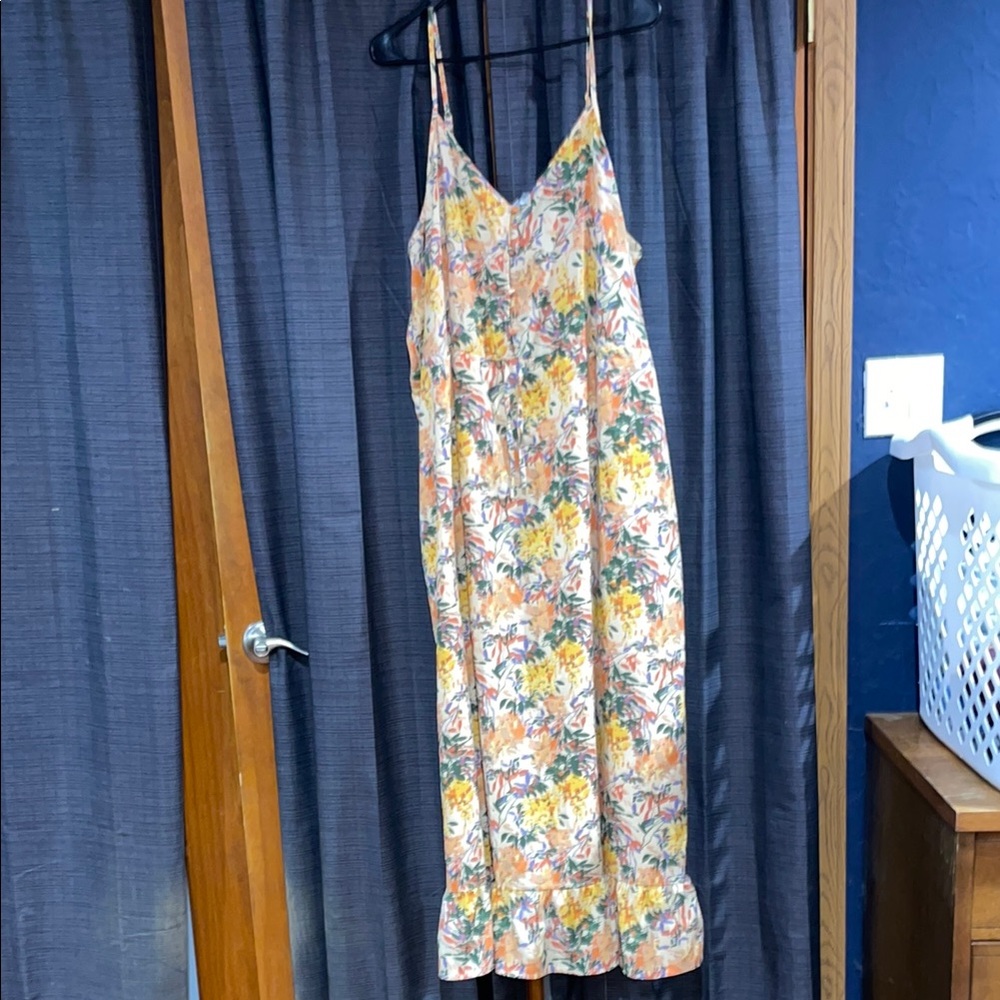 Floral Spaghetti Strap Dress